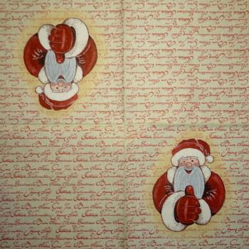 NW-193 Santa - 3-ply - Merry Christmas